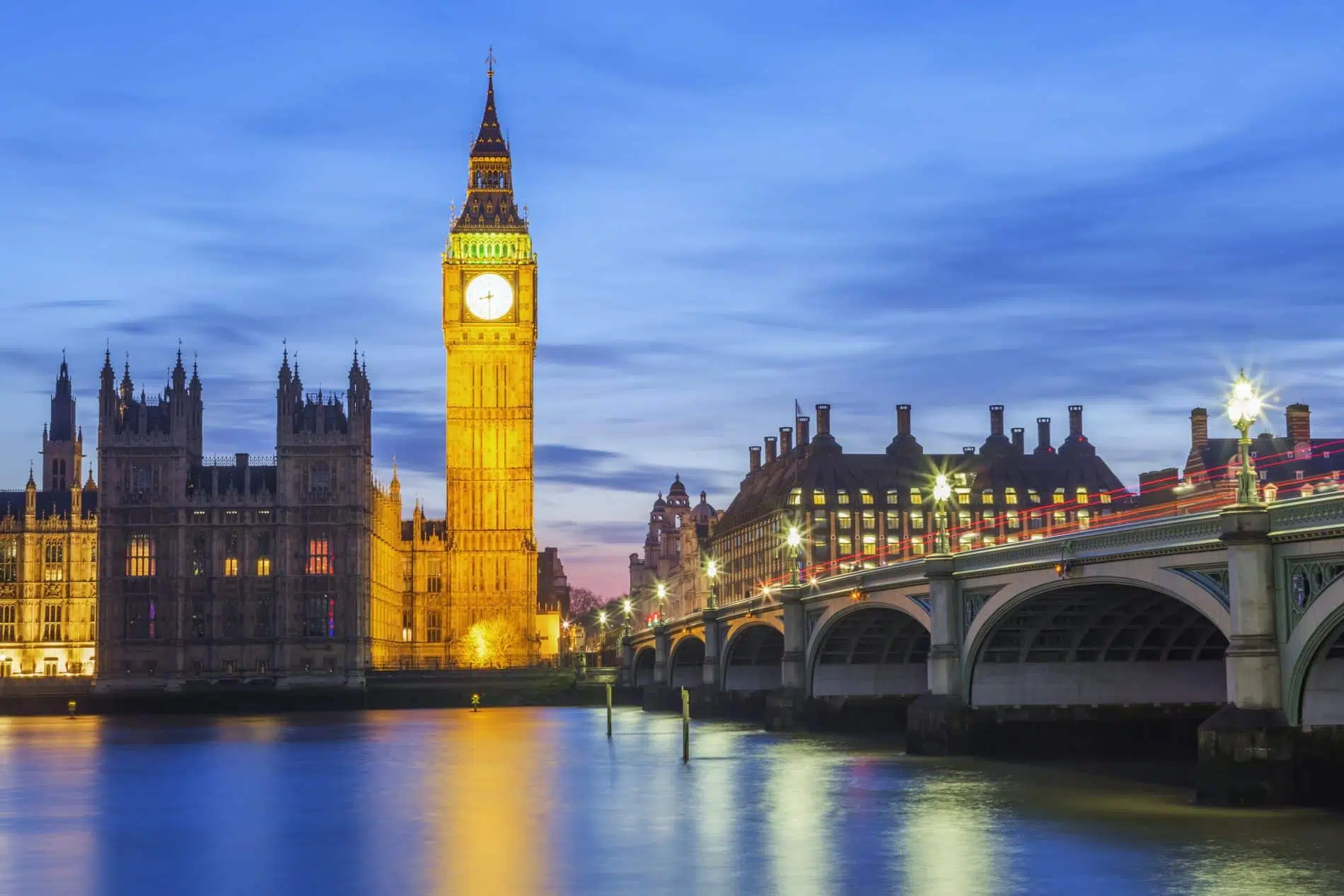 Big Ben and House of Parliament at Night